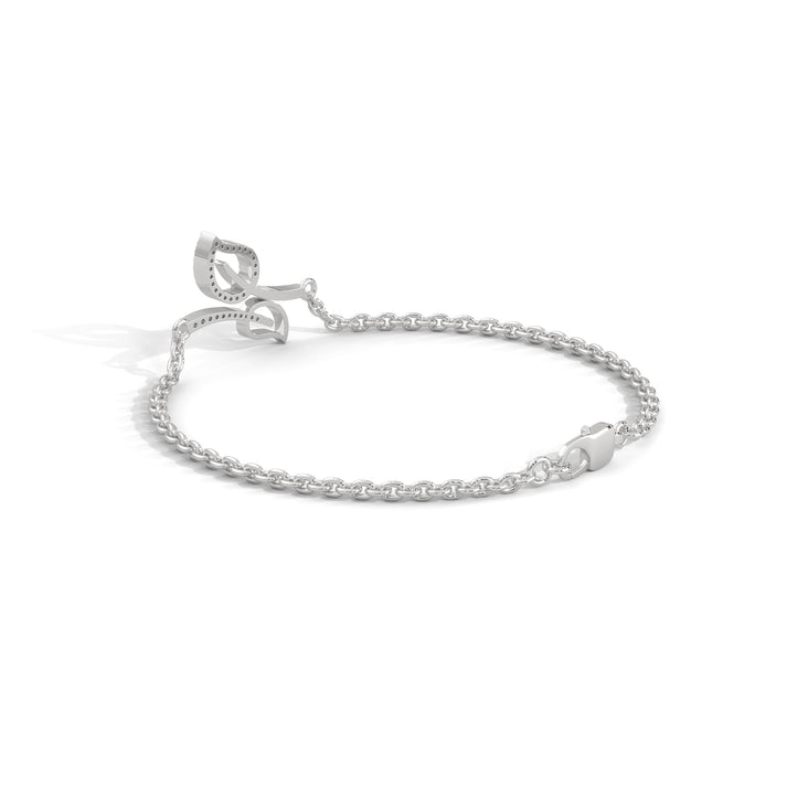 lab grown diamond | moissanite Jewellery Twining Leaves Lab Grown Diamond OR Moissanite Bracelet by Rabbito Jewels