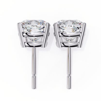 lab grown diamond | moissanite Jewellery Pearlescent Dream Lab Grown Diamond OR Moissanite Stud Earrings by Rabbito Jewels