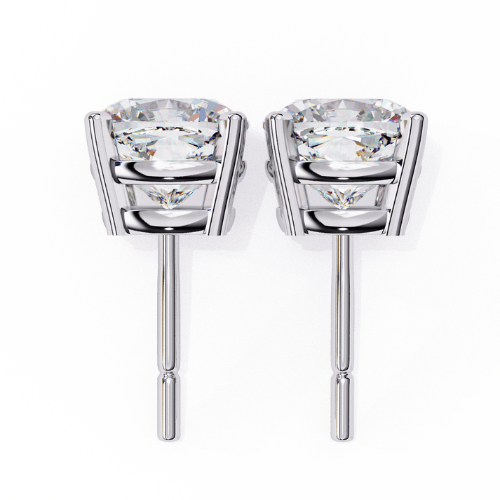 lab grown diamond | moissanite Jewellery Pearlescent Dream Lab Grown Diamond OR Moissanite Stud Earrings by Rabbito Jewels
