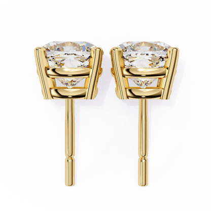 lab grown diamond | moissanite Jewellery Pearlescent Dream Lab Grown Diamond OR Moissanite Stud Earrings by Rabbito Jewels