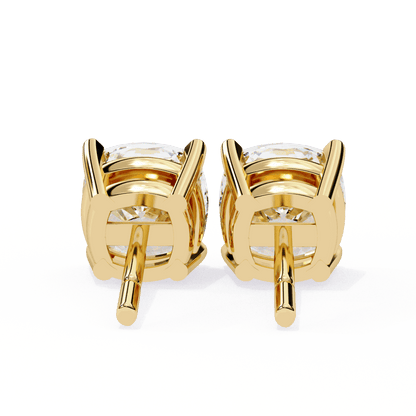 lab grown diamond | moissanite Jewellery Pearlescent Dream Lab Grown Diamond OR Moissanite Stud Earrings by Rabbito Jewels