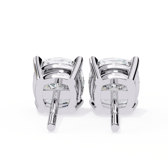 lab grown diamond | moissanite Jewellery Pearlescent Dream Lab Grown Diamond OR Moissanite Stud Earrings by Rabbito Jewels