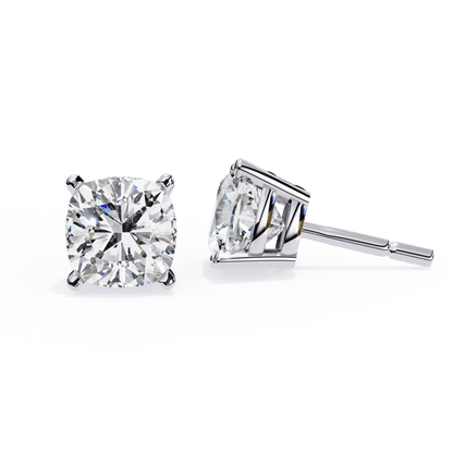 lab grown diamond | moissanite Jewellery Pearlescent Dream Lab Grown Diamond OR Moissanite Stud Earrings by Rabbito Jewels