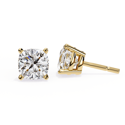lab grown diamond | moissanite Jewellery Pearlescent Dream Lab Grown Diamond OR Moissanite Stud Earrings by Rabbito Jewels