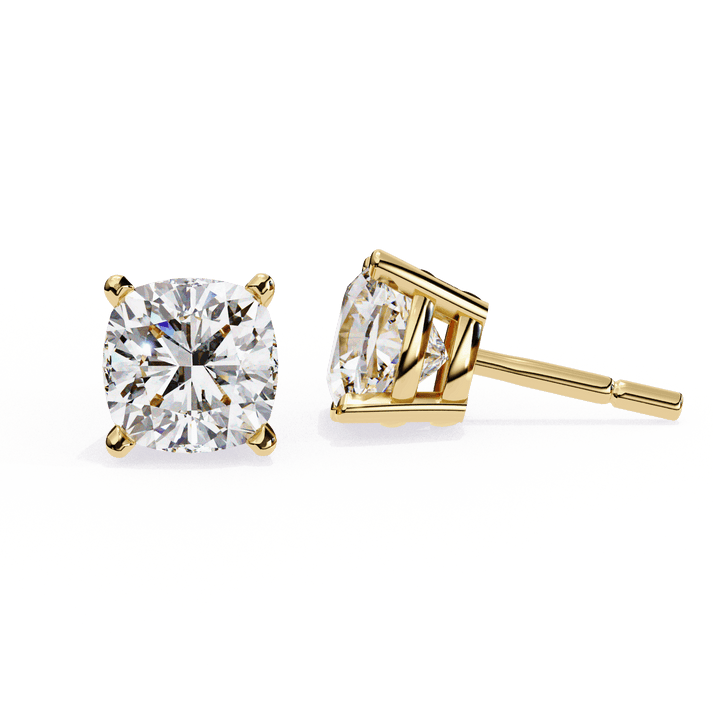 lab grown diamond | moissanite Jewellery Pearlescent Dream Lab Grown Diamond OR Moissanite Stud Earrings by Rabbito Jewels