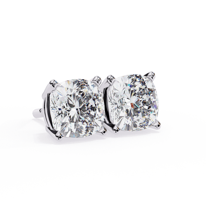 lab grown diamond | moissanite Jewellery Pearlescent Dream Lab Grown Diamond OR Moissanite Stud Earrings by Rabbito Jewels