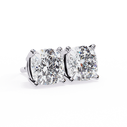 lab grown diamond | moissanite Jewellery Pearlescent Dream Lab Grown Diamond OR Moissanite Stud Earrings by Rabbito Jewels