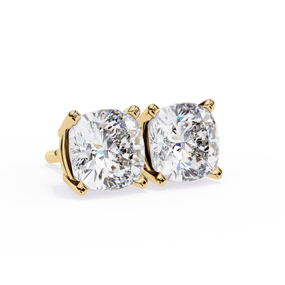 lab grown diamond | moissanite Jewellery Pearlescent Dream Lab Grown Diamond OR Moissanite Stud Earrings by Rabbito Jewels