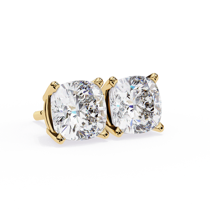 lab grown diamond | moissanite Jewellery Pearlescent Dream Lab Grown Diamond OR Moissanite Stud Earrings by Rabbito Jewels