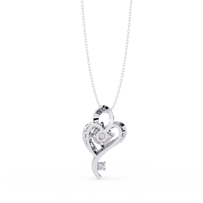 lab grown diamond | moissanite Jewellery Butterfly Roundy Lab Grown Diamond OR Moissanite Pendant by Rabbito Jewels
