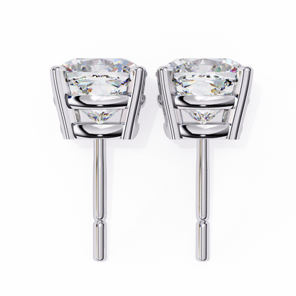 lab grown diamond | moissanite Jewellery Pearlescent Dream Lab Grown Diamond OR Moissanite Stud Earrings by Rabbito Jewels
