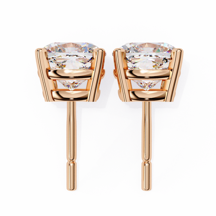 lab grown diamond | moissanite Jewellery Pearlescent Dream Lab Grown Diamond OR Moissanite Stud Earrings by Rabbito Jewels