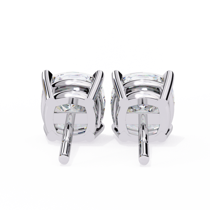 lab grown diamond | moissanite Jewellery Pearlescent Dream Lab Grown Diamond OR Moissanite Stud Earrings by Rabbito Jewels