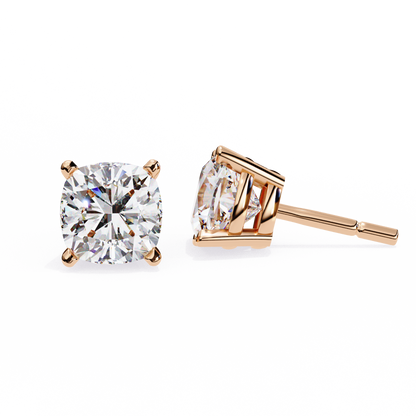 lab grown diamond | moissanite Jewellery Pearlescent Dream Lab Grown Diamond OR Moissanite Stud Earrings by Rabbito Jewels