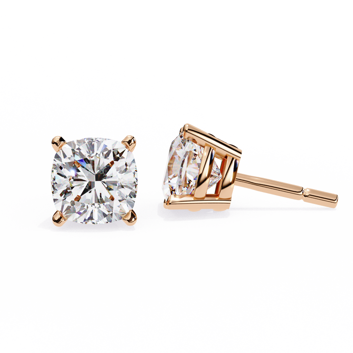 lab grown diamond | moissanite Jewellery Pearlescent Dream Lab Grown Diamond OR Moissanite Stud Earrings by Rabbito Jewels