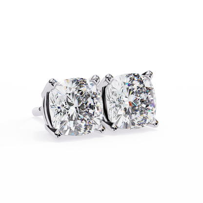 lab grown diamond | moissanite Jewellery Pearlescent Dream Lab Grown Diamond OR Moissanite Stud Earrings by Rabbito Jewels