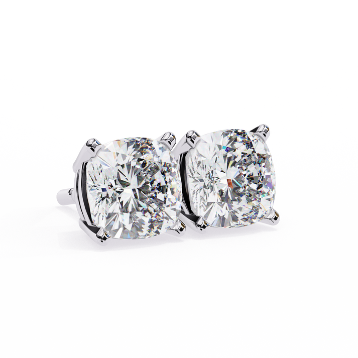 lab grown diamond | moissanite Jewellery Pearlescent Dream Lab Grown Diamond OR Moissanite Stud Earrings by Rabbito Jewels