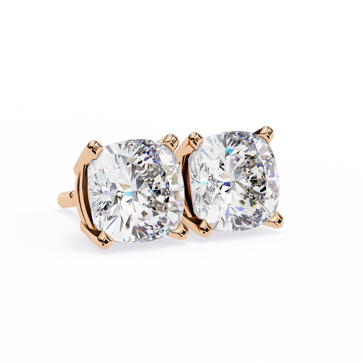 lab grown diamond | moissanite Jewellery Pearlescent Dream Lab Grown Diamond OR Moissanite Stud Earrings by Rabbito Jewels