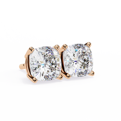 lab grown diamond | moissanite Jewellery Pearlescent Dream Lab Grown Diamond OR Moissanite Stud Earrings by Rabbito Jewels