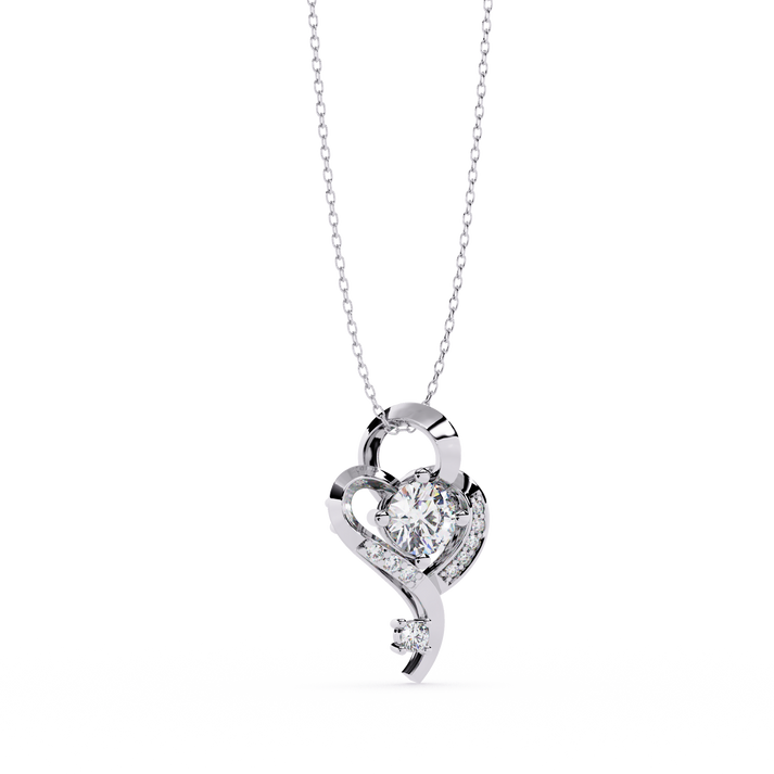 lab grown diamond | moissanite Jewellery Butterfly Roundy Lab Grown Diamond OR Moissanite Pendant by Rabbito Jewels