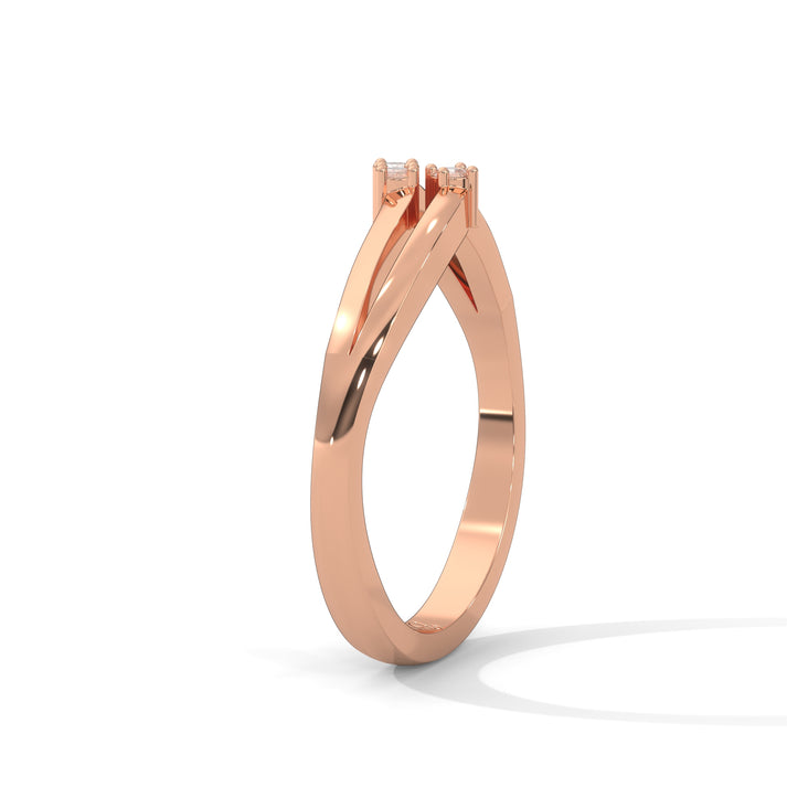 lab grown diamond | moissanite Jewellery Hamesa Crossover Lab Grown Diamond OR Moissanite Ring by Rabbito Jewels