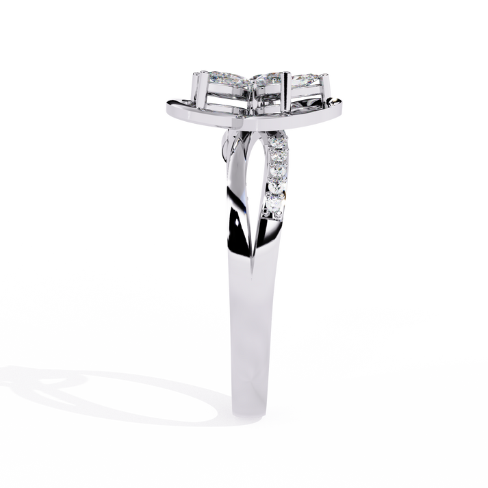 lab grown diamond | moissanite Jewellery Scintillating Lab Grown Diamond OR Moissanite Ring by Rabbito Jewels