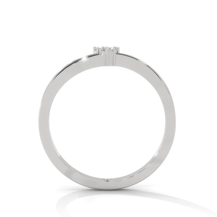 lab grown diamond | moissanite Jewellery Hamesa Crossover Lab Grown Diamond OR Moissanite Ring by Rabbito Jewels