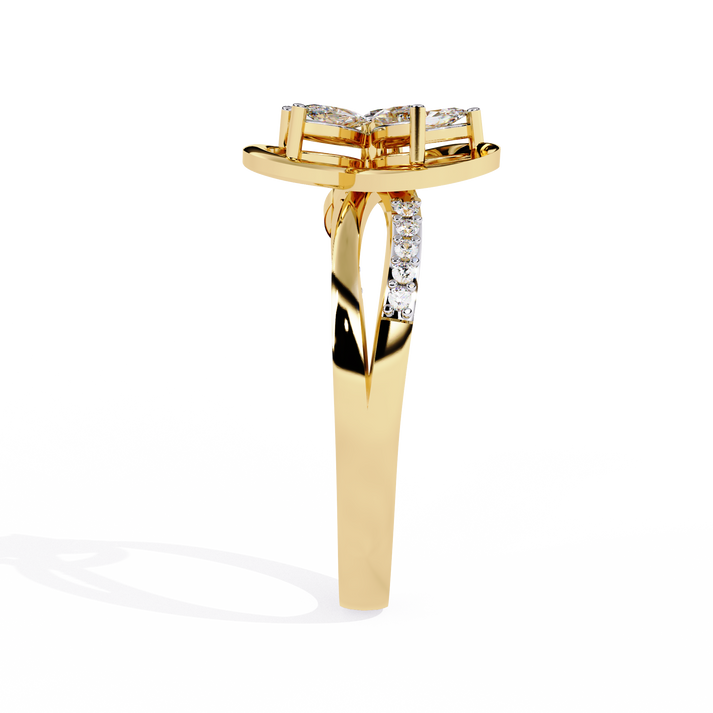lab grown diamond | moissanite Jewellery Scintillating Lab Grown Diamond OR Moissanite Ring by Rabbito Jewels