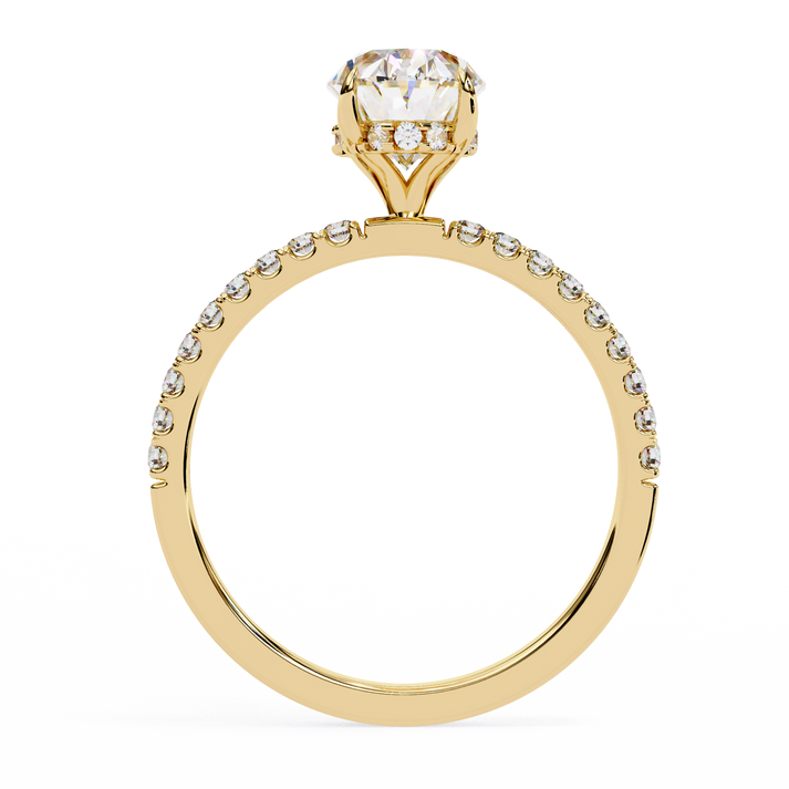 lab grown diamond | moissanite Jewellery Classic Droplet Lab Grown Diamond OR Moissanite Ring by Rabbito Jewels