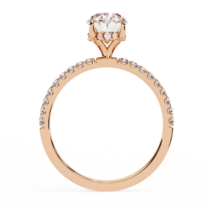 lab grown diamond | moissanite Jewellery Classic Droplet Lab Grown Diamond OR Moissanite Ring by Rabbito Jewels