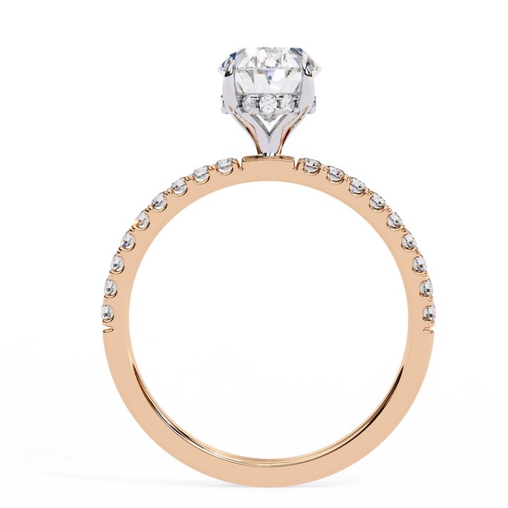 lab grown diamond | moissanite Jewellery Classic Droplet Lab Grown Diamond OR Moissanite Ring by Rabbito Jewels