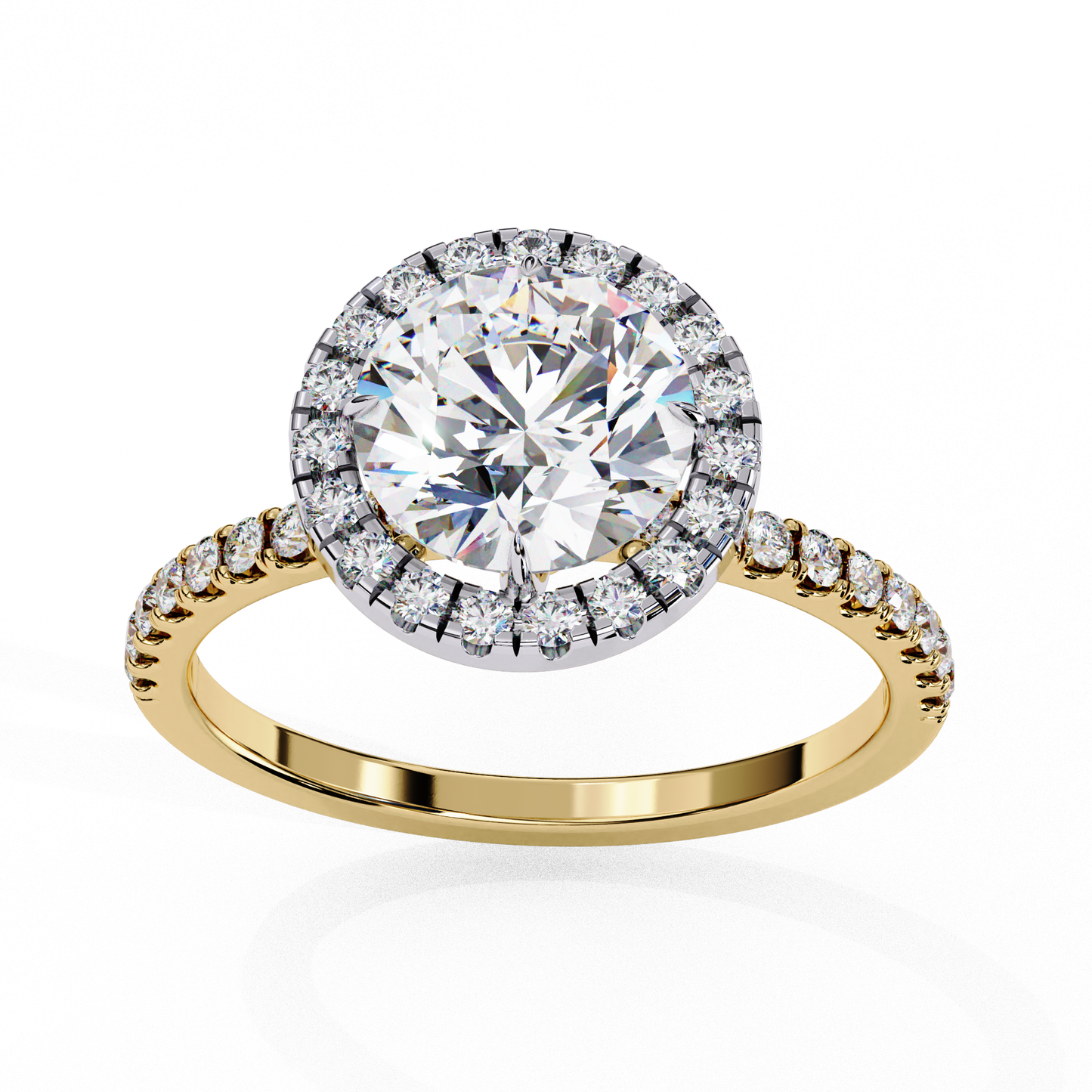 lab grown diamond | moissanite Jewellery Wings Fly Halo Lab Grown Diamond OR Moissanite Ring by Rabbito Jewels