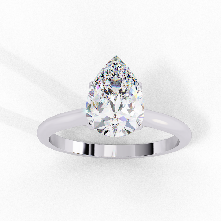 lab grown diamond | moissanite Jewellery Aurora Lab Grown Diamond OR Moissanite Ring by Rabbito Jewels