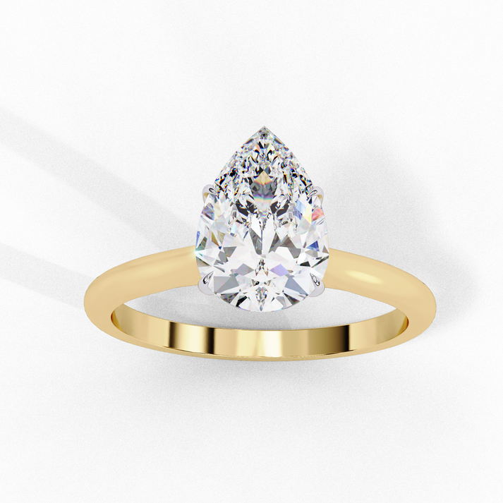 lab grown diamond | moissanite Jewellery Aurora Lab Grown Diamond OR Moissanite Ring by Rabbito Jewels