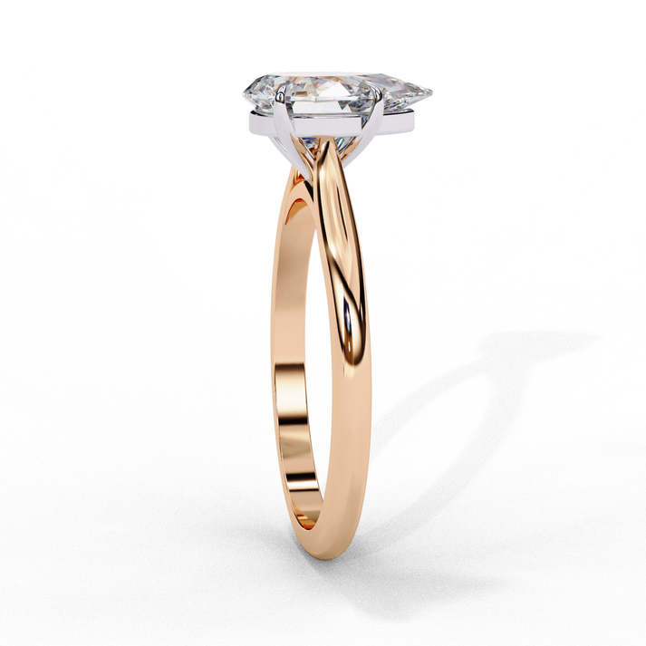 lab grown diamond | moissanite Jewellery Aurora Lab Grown Diamond OR Moissanite Ring by Rabbito Jewels