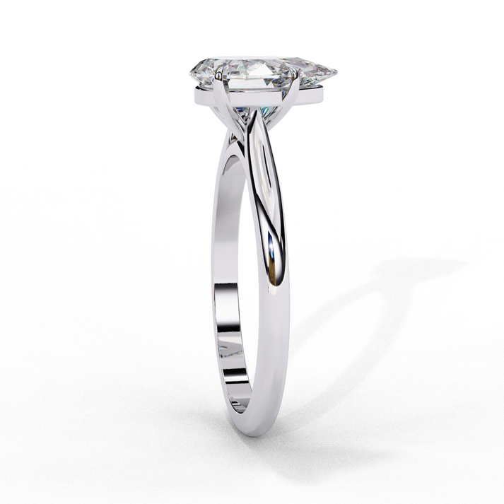 lab grown diamond | moissanite Jewellery Aurora Lab Grown Diamond OR Moissanite Ring by Rabbito Jewels