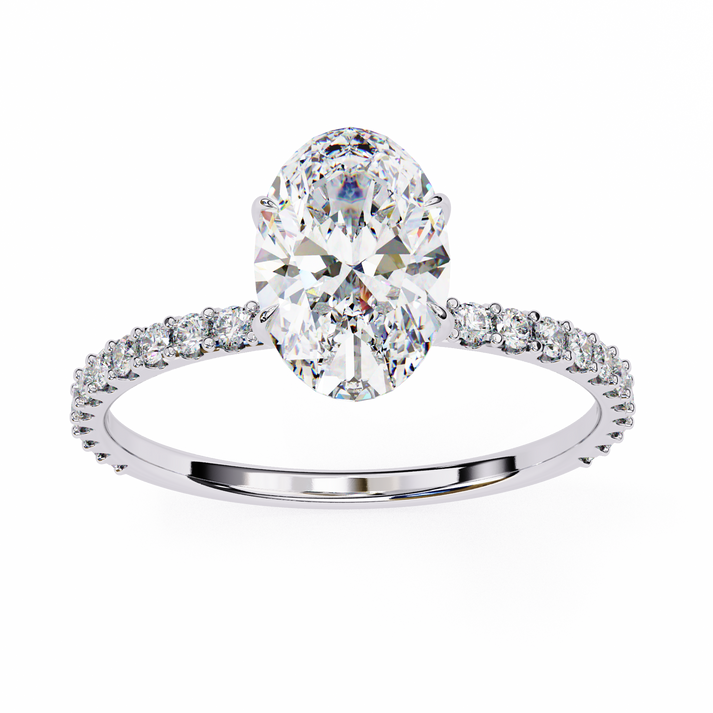 lab grown diamond | moissanite Jewellery 1.20CT Cushion Halo Lab Grown OR Moissanite Ring by Rabbito Jewels