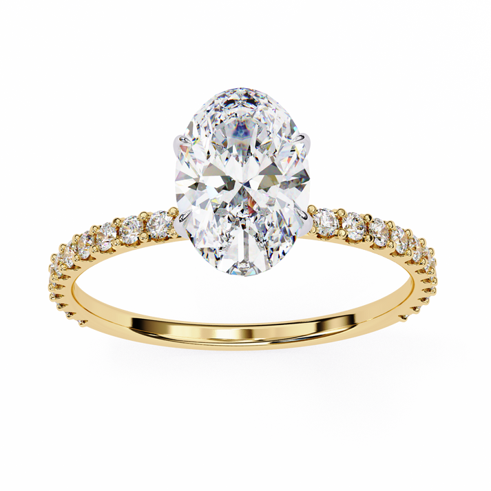 lab grown diamond | moissanite Jewellery 1.20CT Cushion Halo Lab Grown OR Moissanite Ring by Rabbito Jewels