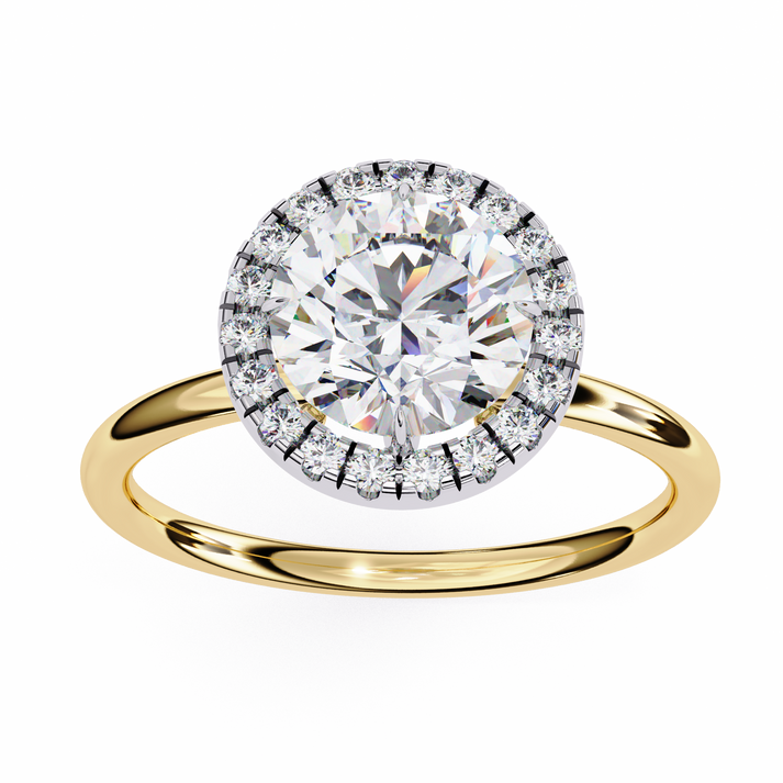 lab grown diamond | moissanite Jewellery Vertex Hola Lab Grown Diamond OR Moissanite Ring by Rabbito Jewels