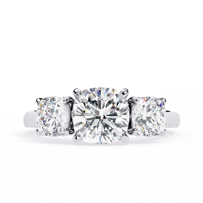 lab grown diamond | moissanite Jewellery Infinite Crystal Lab Grown Diamond OR Moissanite Ring White Gold 18K by Rabbito Jewels