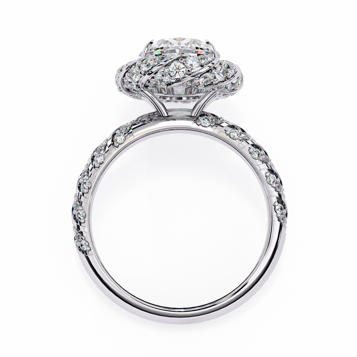 lab grown diamond | moissanite Jewellery Chic Eternity Lab Grown Diamond OR Moissanite Ring by Rabbito Jewels