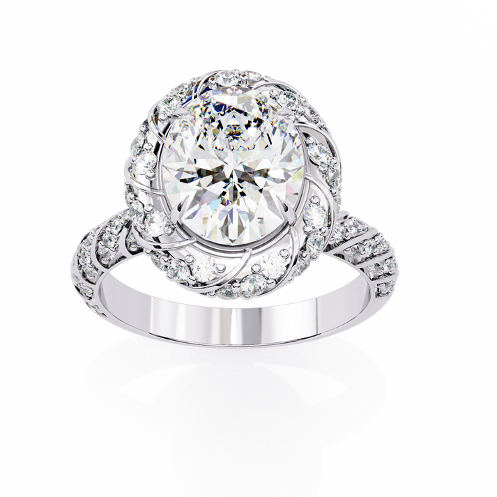 lab grown diamond | moissanite Jewellery Chic Eternity Lab Grown Diamond OR Moissanite Ring by Rabbito Jewels