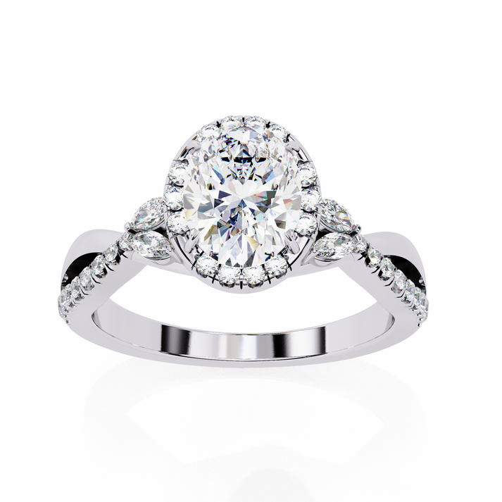 lab grown diamond | moissanite Jewellery Delight Lab Grown Diamond OR Moissanite Ring by Rabbito Jewels