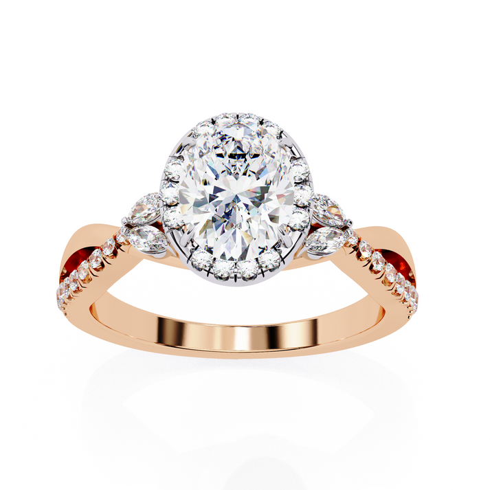 lab grown diamond | moissanite Jewellery Delight Lab Grown Diamond OR Moissanite Ring by Rabbito Jewels