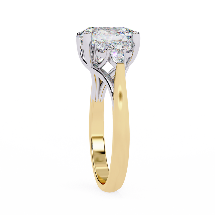 lab grown diamond | moissanite Jewellery Studded Lab Grown Diamond OR Moissanite Ring by Rabbito Jewels