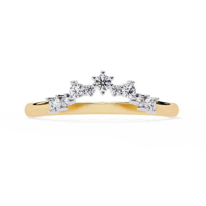 lab grown diamond | moissanite Jewellery Zaniah Lab Grown Diamond OR Moissanite Ring Yellow Gold 14K by Rabbito Jewels