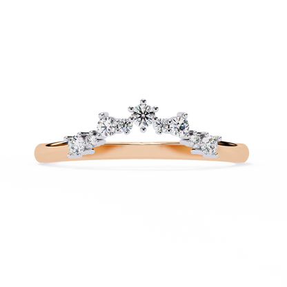 lab grown diamond | moissanite Jewellery Zaniah Lab Grown Diamond OR Moissanite Ring Rose Gold 14K by Rabbito Jewels
