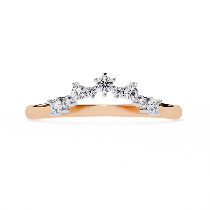 lab grown diamond | moissanite Jewellery Zaniah Lab Grown Diamond OR Moissanite Ring Rose Gold 14K by Rabbito Jewels