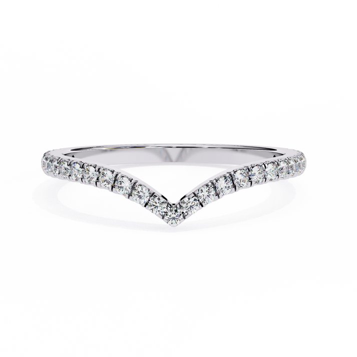 lab grown diamond | moissanite Jewellery Ellora Lab Grown Diamond OR Moissanite Ring White Gold 14K by Rabbito Jewels