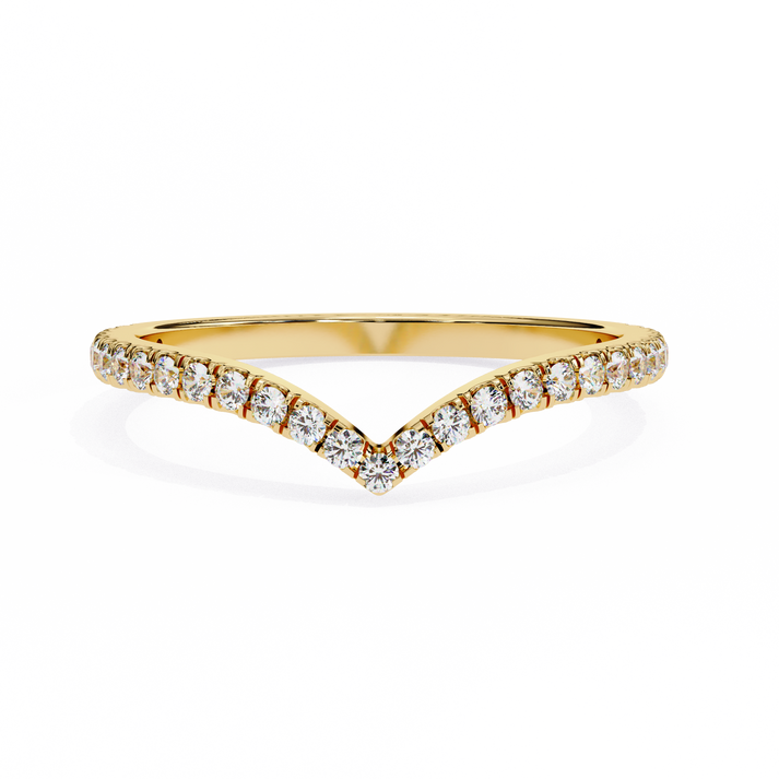 lab grown diamond | moissanite Jewellery Ellora Lab Grown Diamond OR Moissanite Ring Yellow Gold 14K by Rabbito Jewels